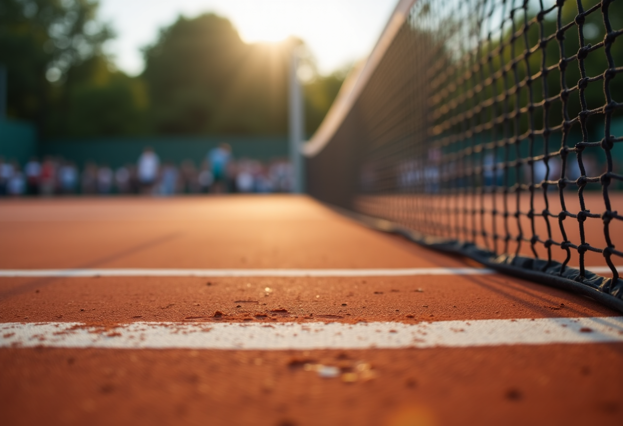 Giocatori in azione al torneo ATP 250 di Metz