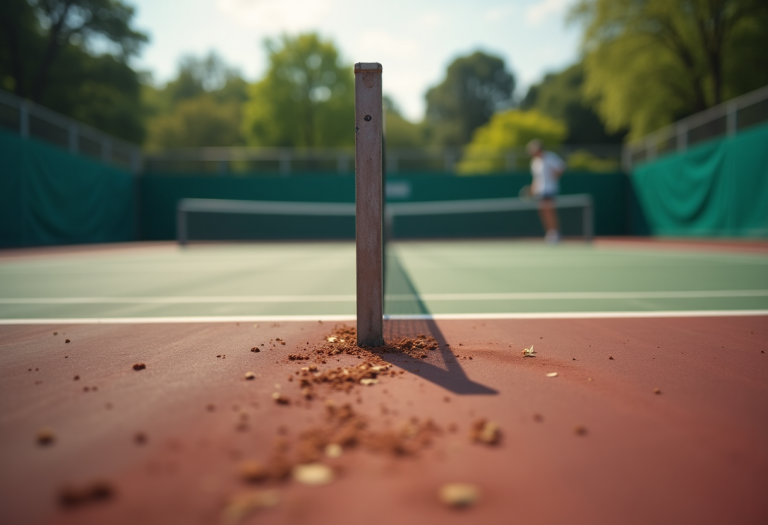 Alcaraz e Zverev in campo durante una partita di tennis