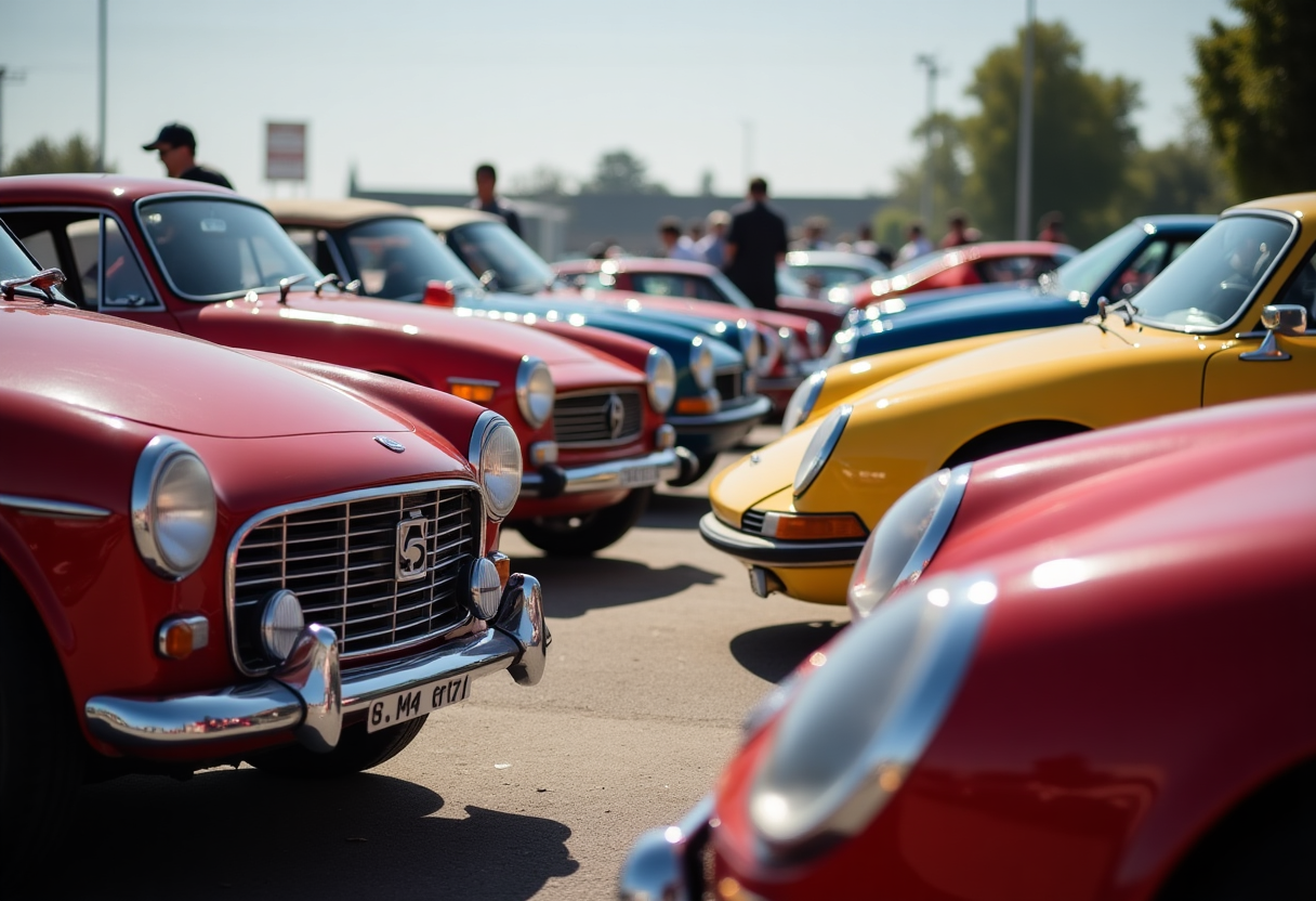 Auto d'epoca in esposizione ad Arezzo Classic Motors