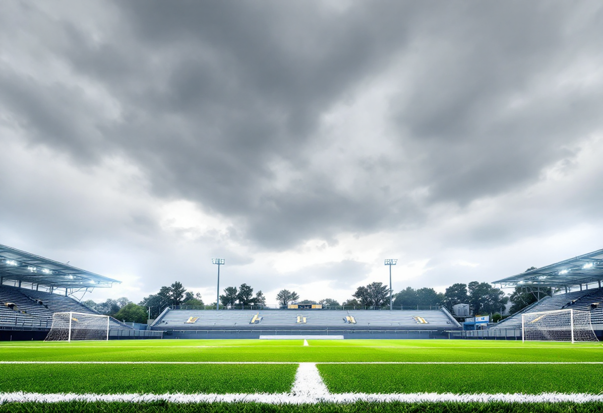 Bologna e Juventus in campo durante una sfida europea