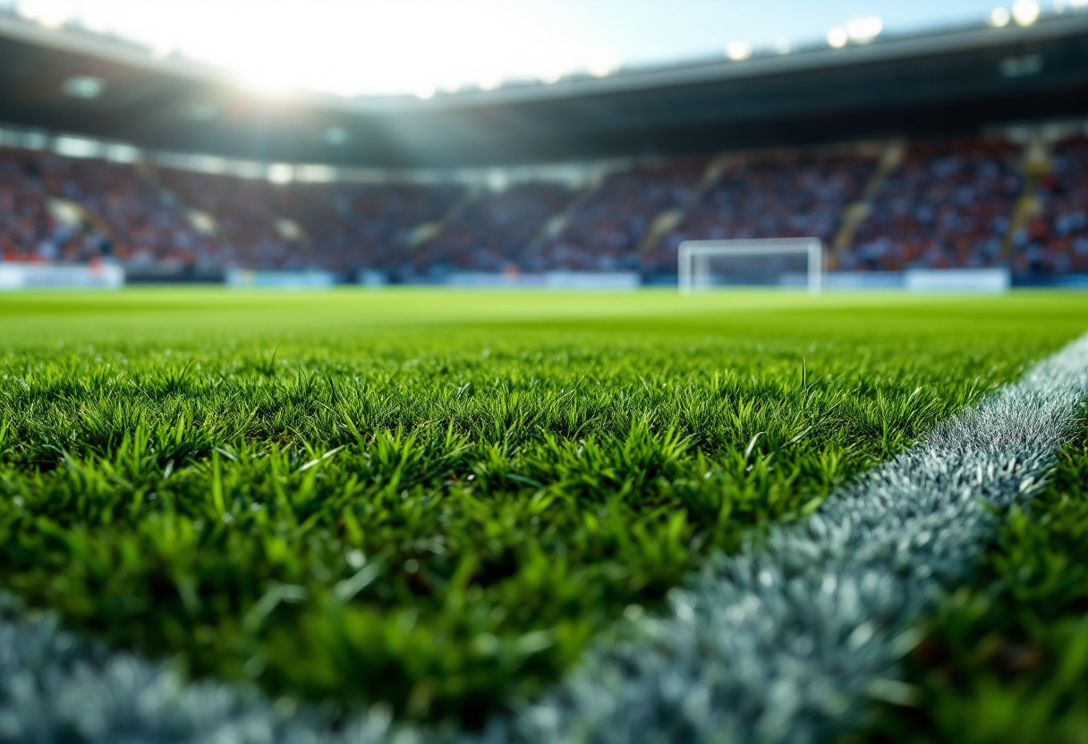 Giocatori di calcio cilentano in azione durante una partita