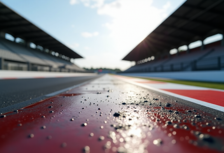 Carlos Sainz testa la Williams FW46 durante i test Pirelli