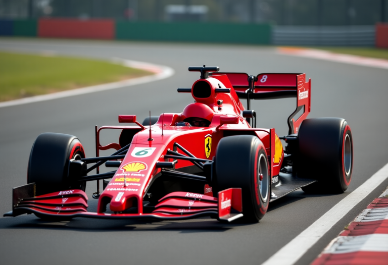 Ferrari in pista nel 2025 per il titolo mondiale di Formula 1