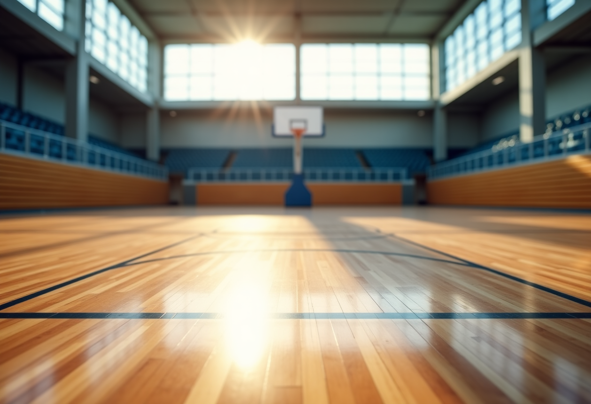 Giorgio Valli allenatore Napoli Basket in azione