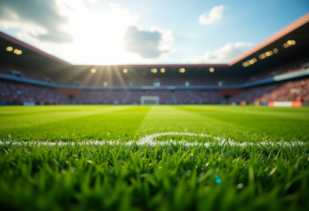 Italia e Francia in campo per una storica sfida calcistica