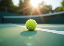 Jannik Sinner durante una partita di tennis