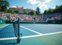 Jannik Sinner durante una partita di tennis