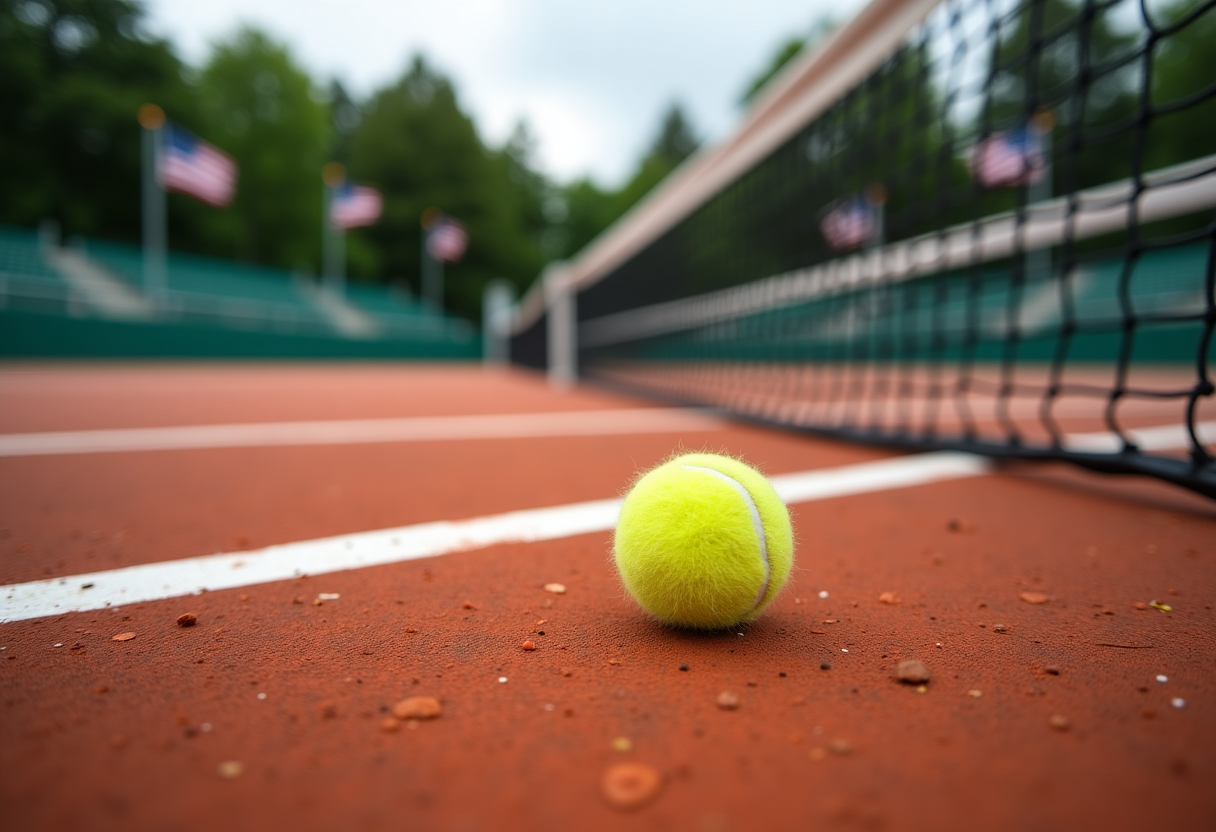 Lucia Bronzetti celebra la vittoria nella Billie Jean King Cup