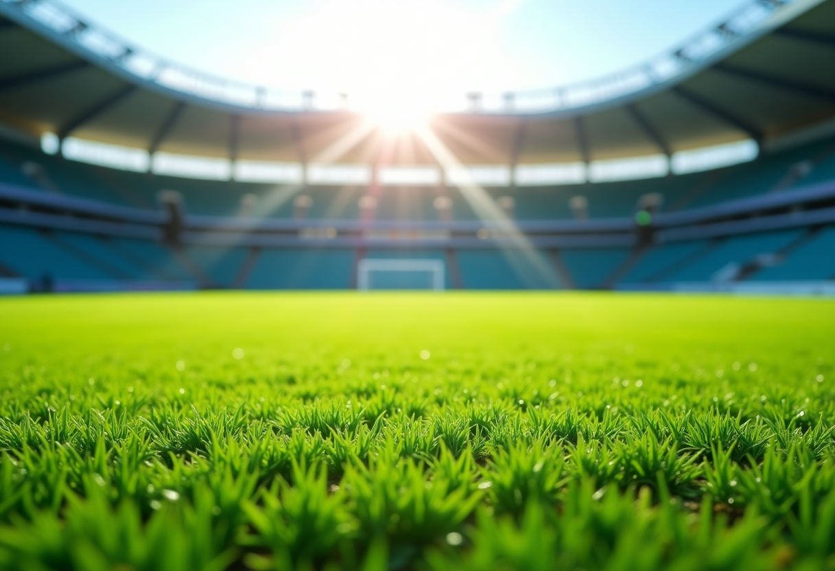 Giocatori del Nardò Calcio in azione durante una partita