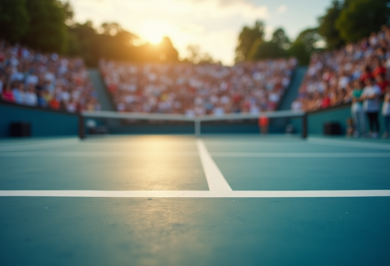 Rafael Nadal durante il suo ultimo match di tennis professionistico