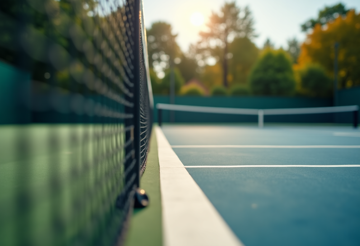 Giocatrici di tennis in azione ad Alcala de Henares