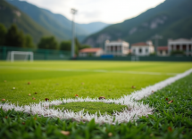 Giocatori in azione durante le semifinali a San Gregorio