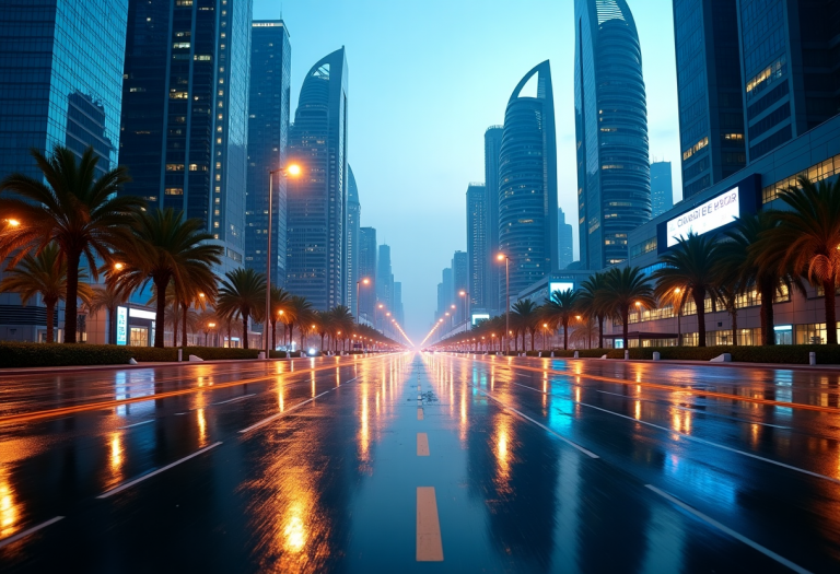 Tadej Pogacar in azione durante una gara di ciclismo ad Abu Dhabi