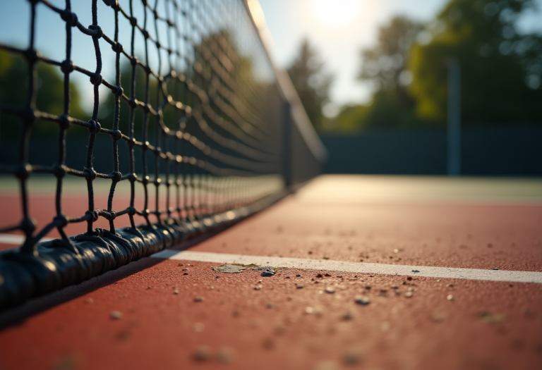 Taylor Fritz celebra la sua vittoria nel tennis