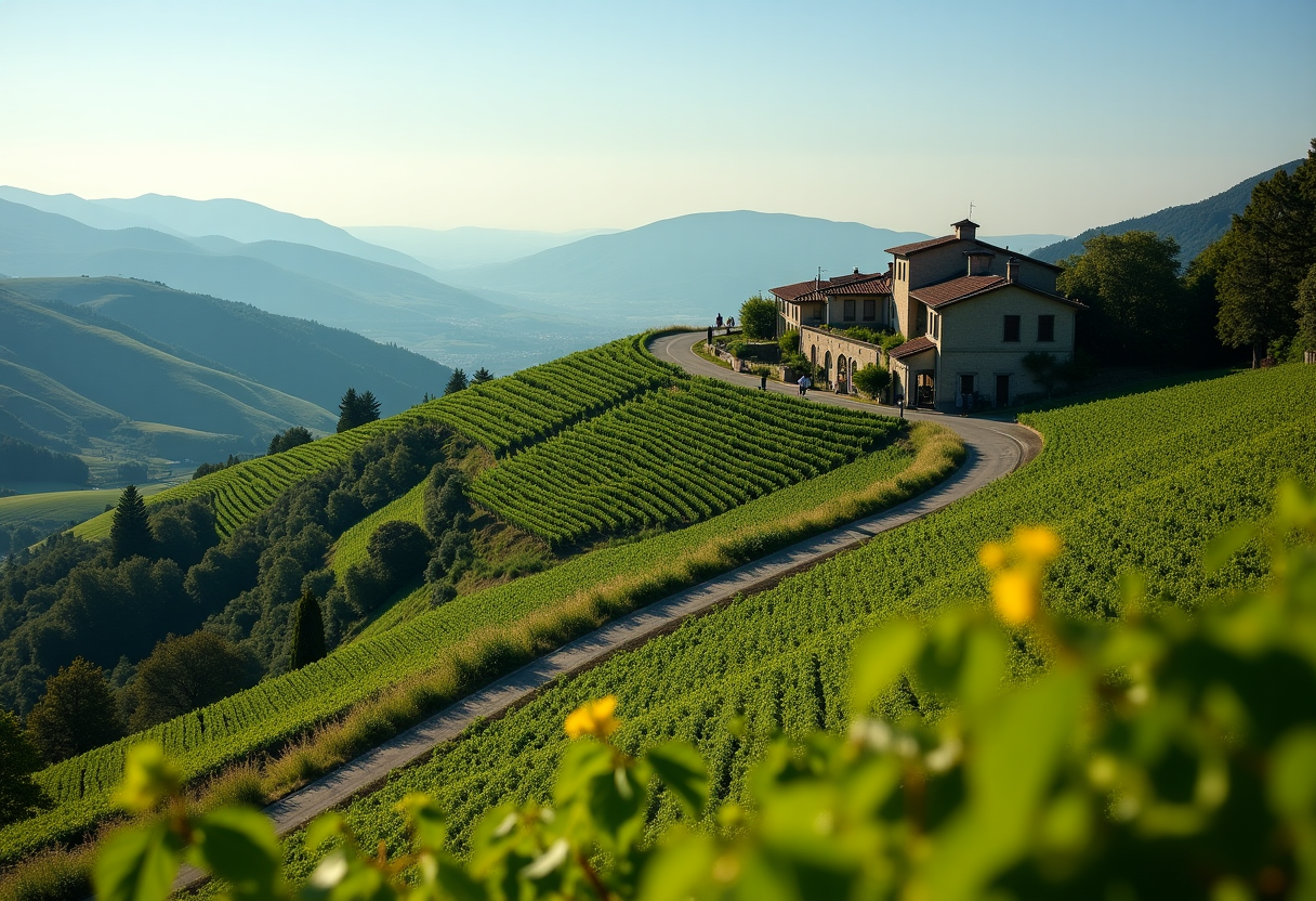 Immagine della Vuelta a España che parte dal Piemonte