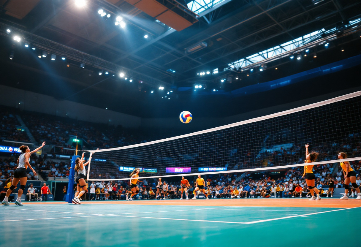 Squadre di volley italiane in azione durante il weekend