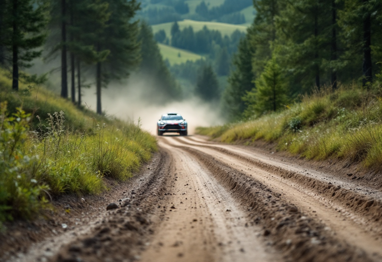 Auto elettriche in gara nella ADAC Opel Electric Rally Cup