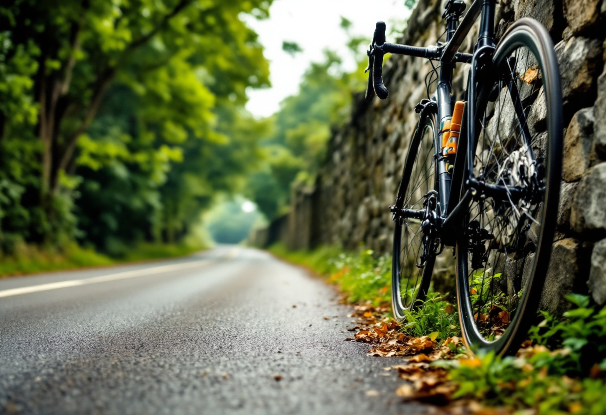 Emile Idée, ciclista francese di 104 anni, in azione