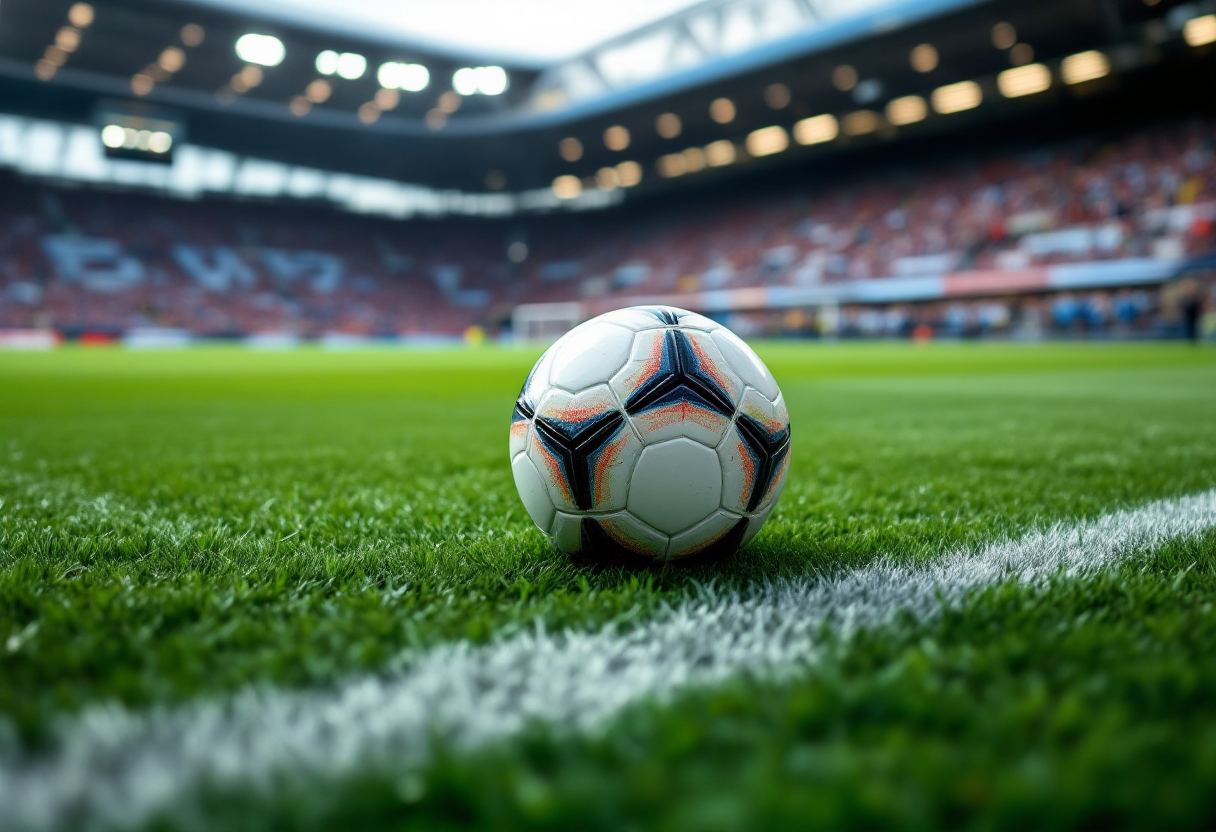 Aston Villa e Brighton in azione durante la partita di Premier League