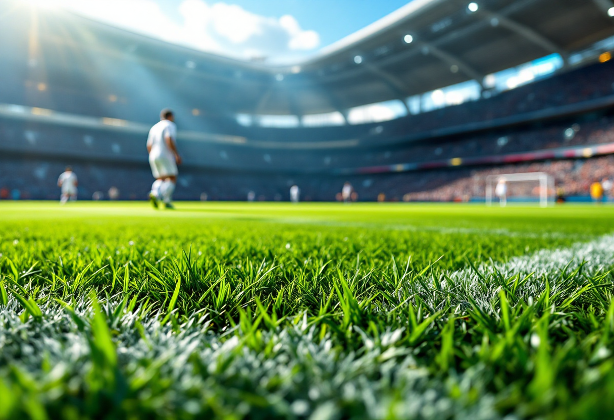 Atalanta e Real Madrid in campo durante la Champions League