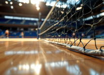 Giocatori del Vero Volley Milano in azione durante una partita