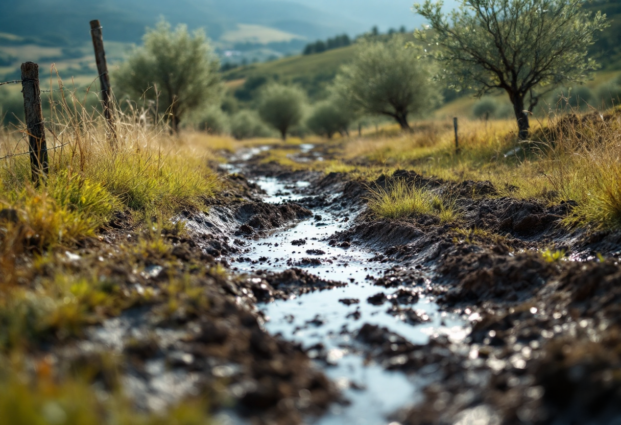 Ciclocross in Toscana con ciclisti in azione nel 2024