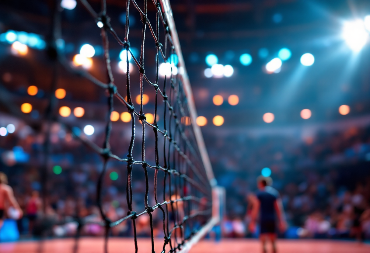 Immagine del derby tra Savino Del Bene Volley e Il Bisonte Firenze