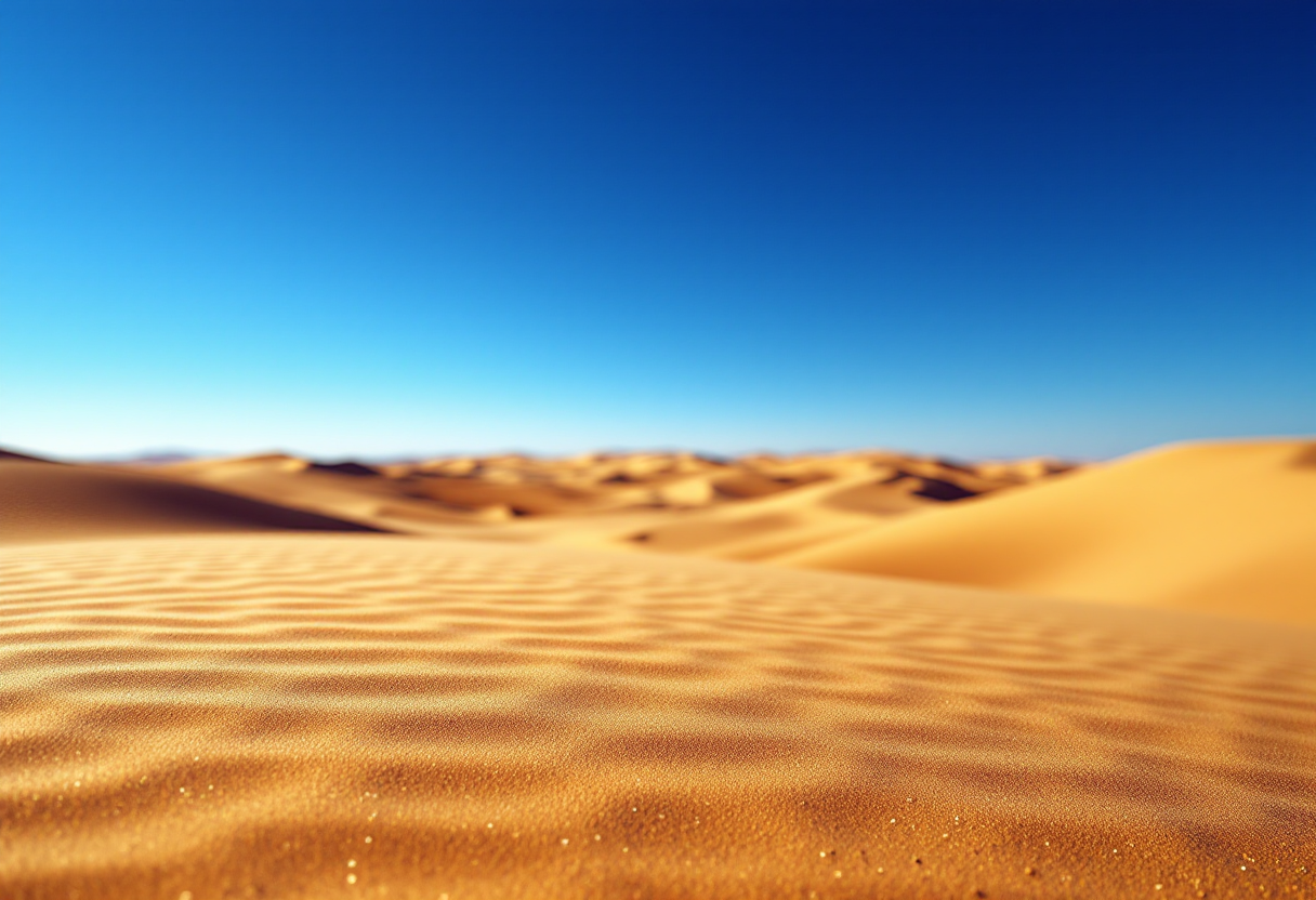 Enrico Gaspari in azione durante la Dakar 2025 nel deserto