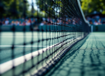 Flavio Cobolli in azione sul campo da tennis