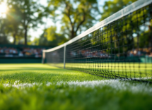 Giovani tennisti italiani in allenamento sul campo