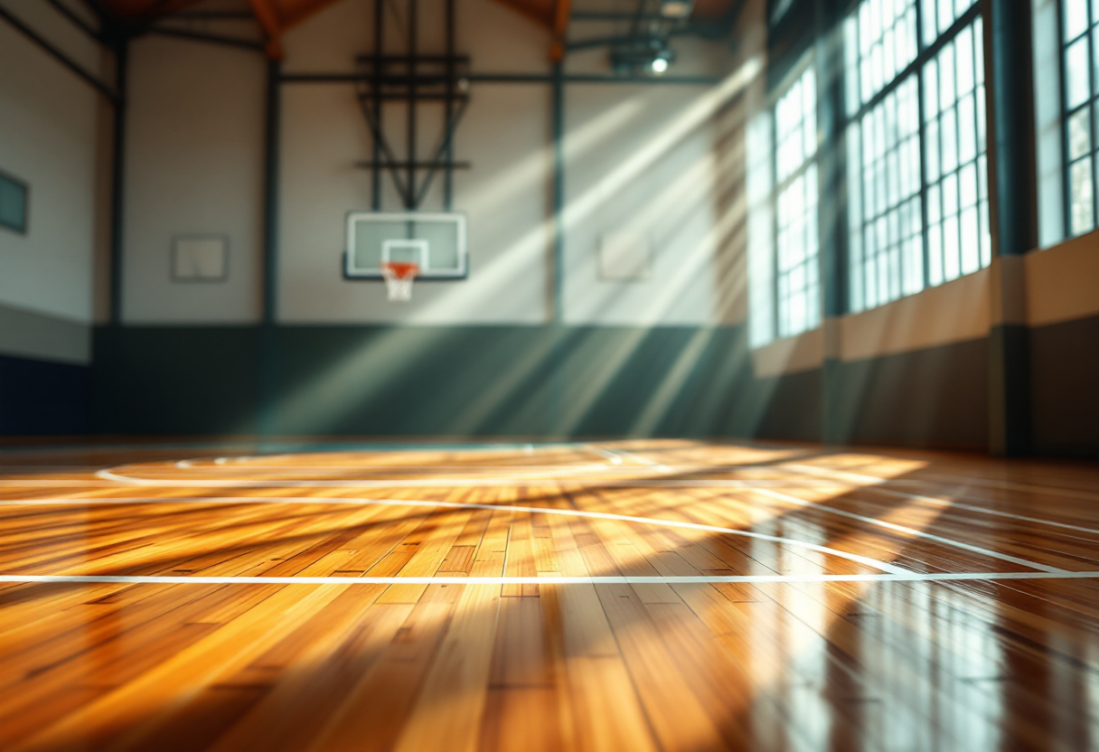 Giocatori dell'OrziBasket in azione durante una partita