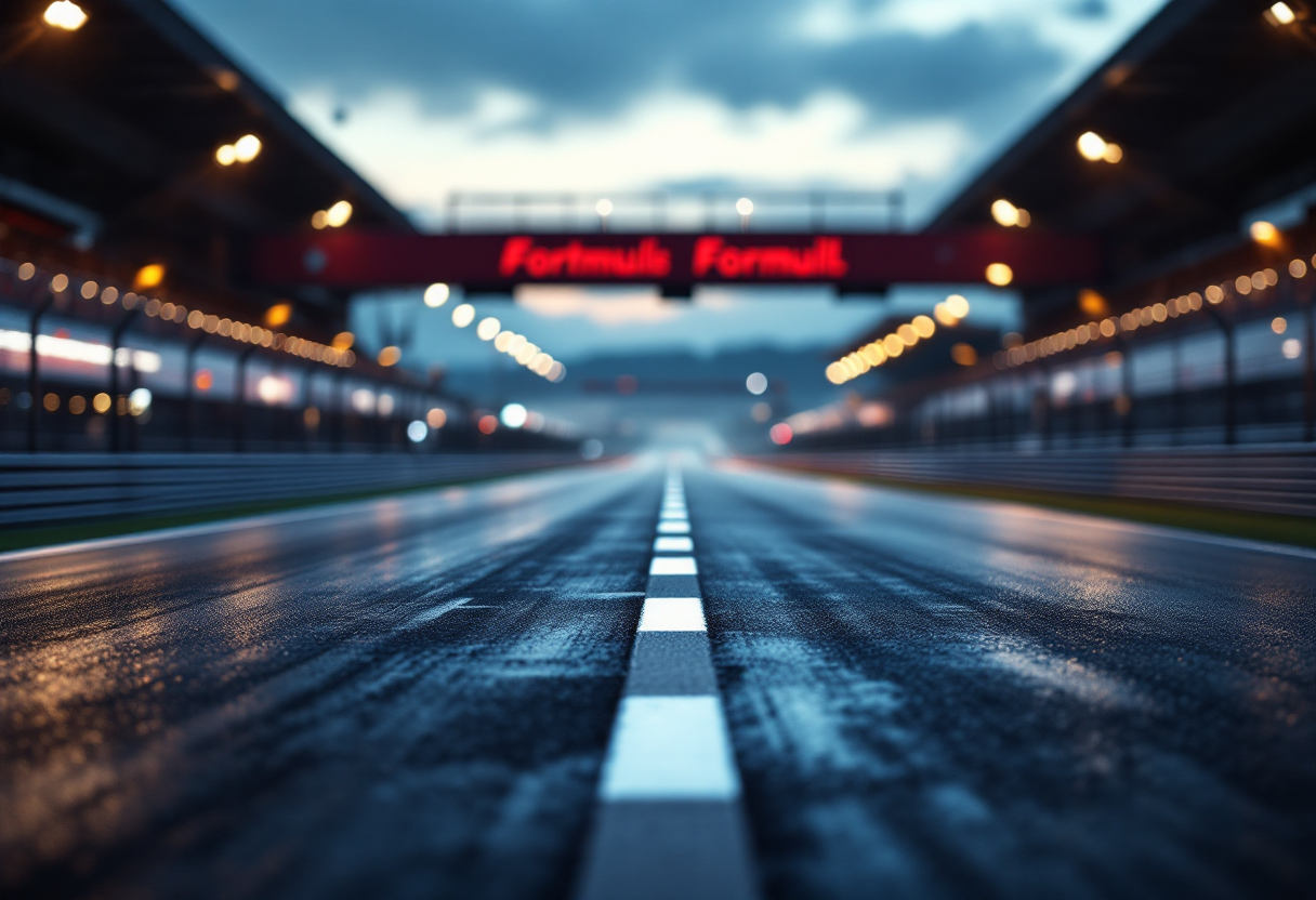 Auto da corsa in azione al Gran Premio di Lusail