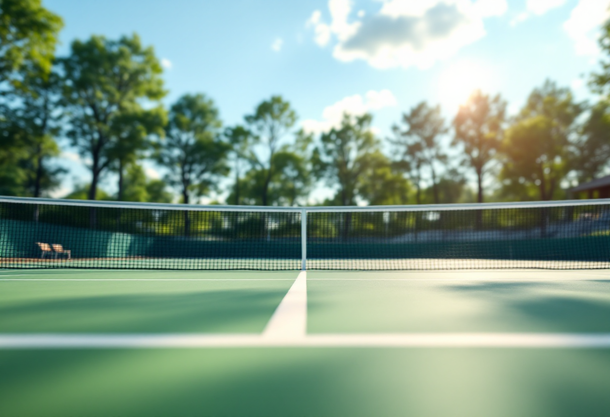 Jack Draper in azione durante una partita di tennis