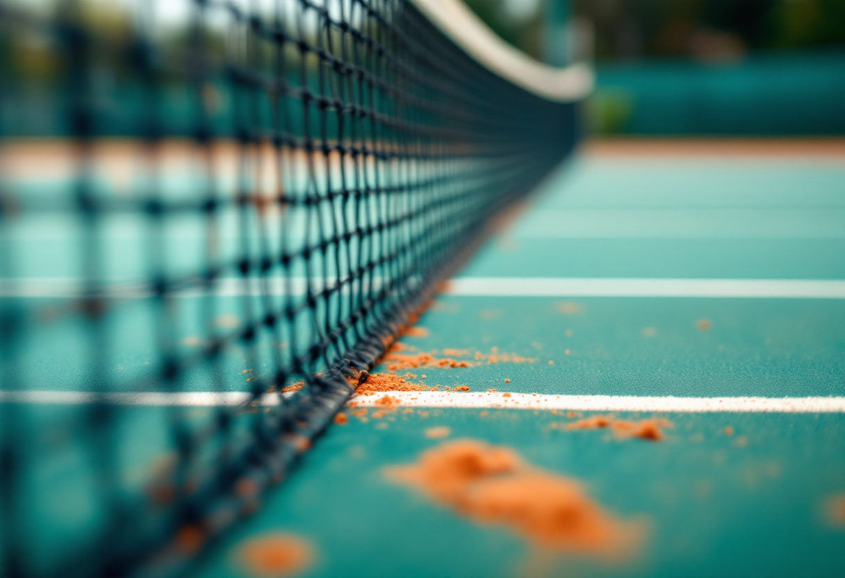 Lucrezia Stefanini celebra la sua vittoria nel tennis 2024