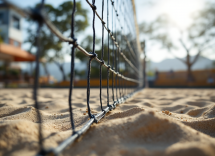 Giocatori di Marsala Volley in azione contro Volleyrò Casal de Pazzi