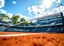 Max Purcell durante una partita di tennis