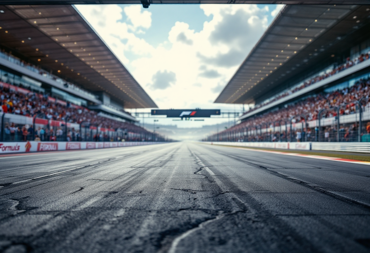 Max Verstappen in azione durante una gara di Formula 1