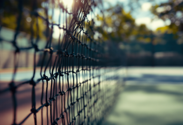 Musetti e Arnaldi in azione sul campo da tennis