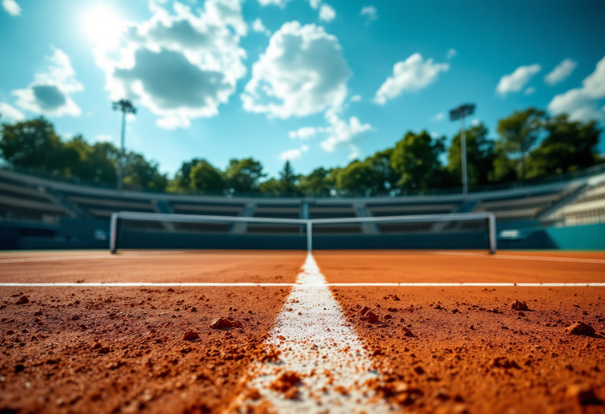 Giocatori in azione durante le partite Slam maschili 2024