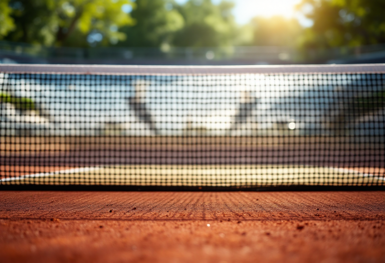 Simona Halep durante una partita di tennis