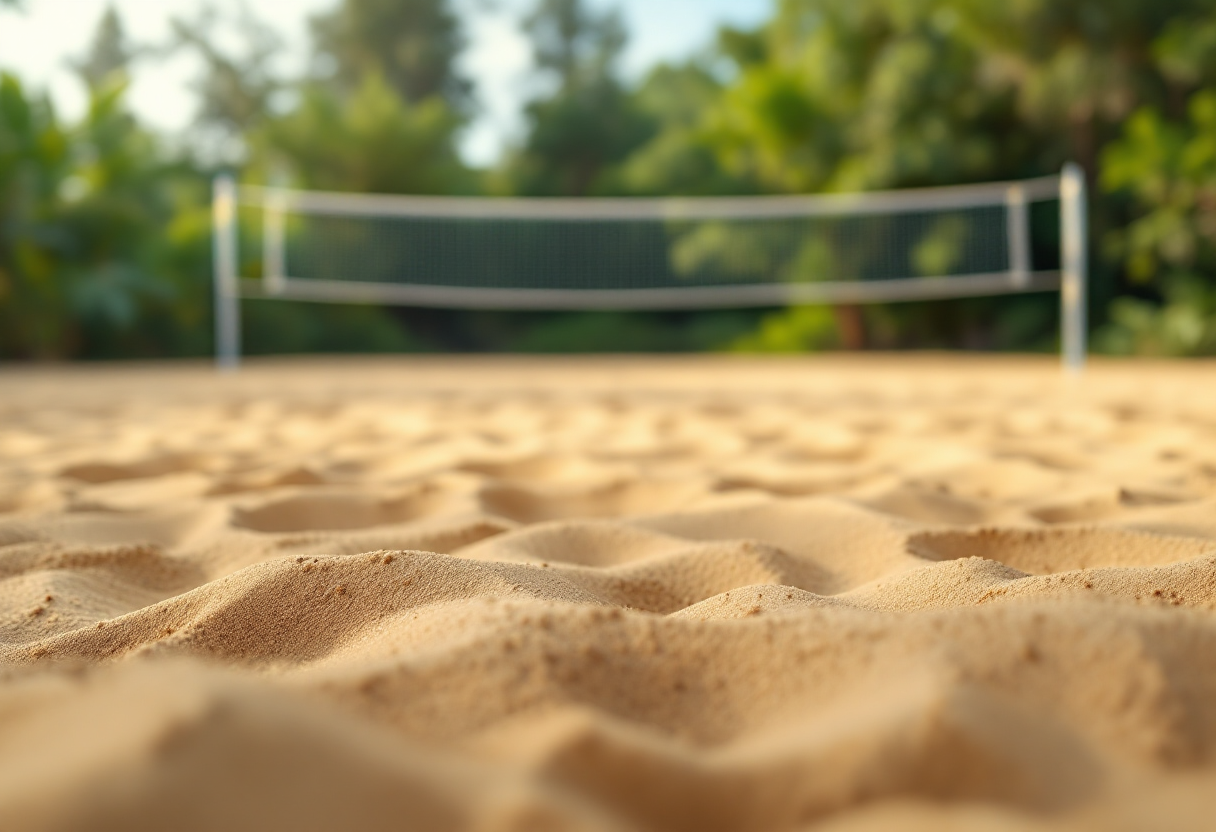 Giocatrici di volley femminile pugliese in azione