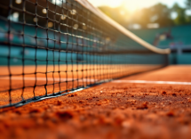 Alex de Minaur e Jannik Sinner in campo durante la partita