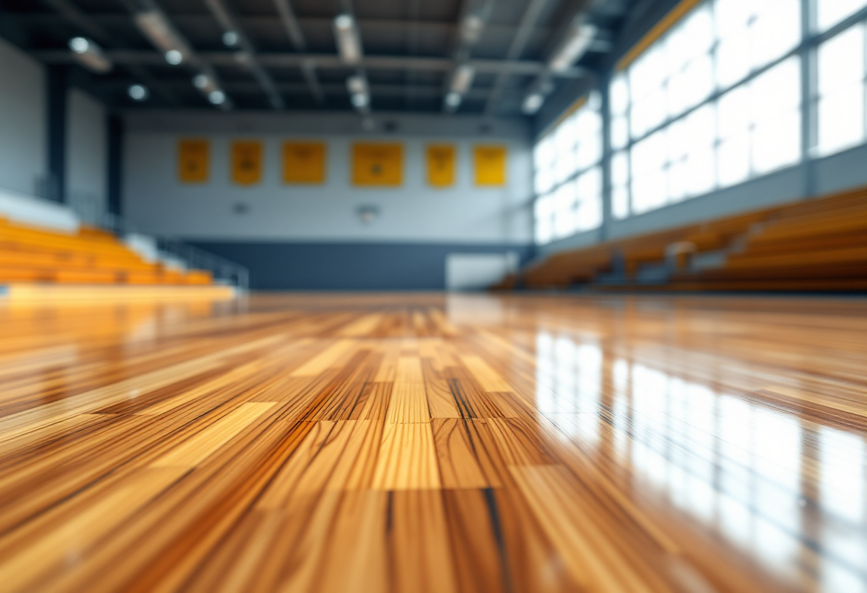 Giocatori di basket italiano in azione durante una partita