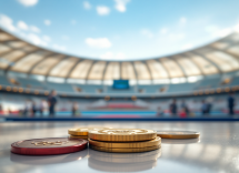 Medaglia olimpica danneggiata simbolo di fragilità