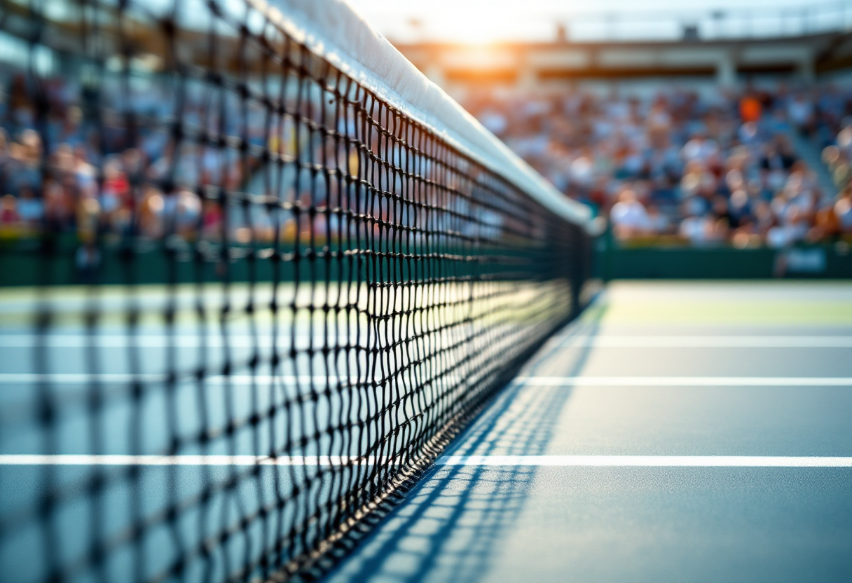 Francesco Passaro durante il match all'Australian Open 2025