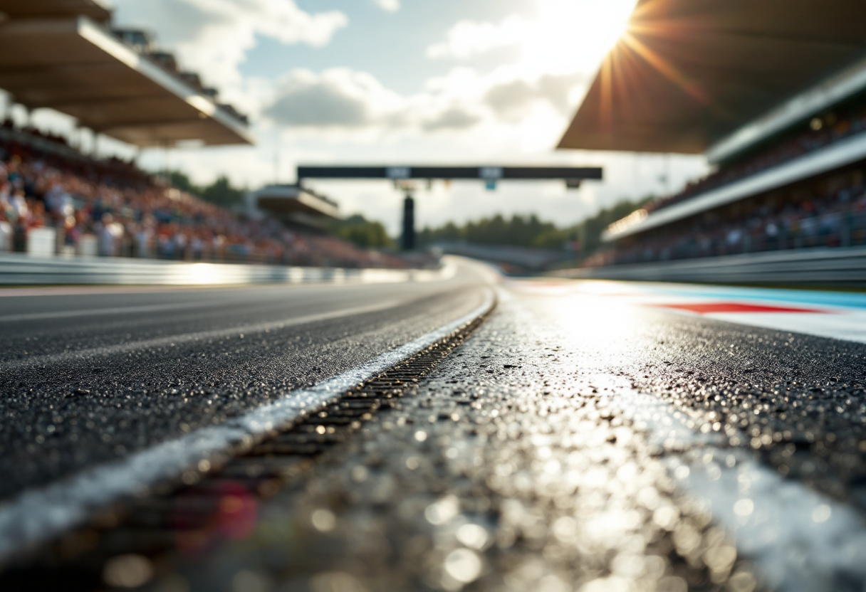 Immagine del circuito di Assen durante una gara di Formula 1