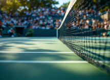 Gael Monfils esulta dopo la vittoria agli Australian Open