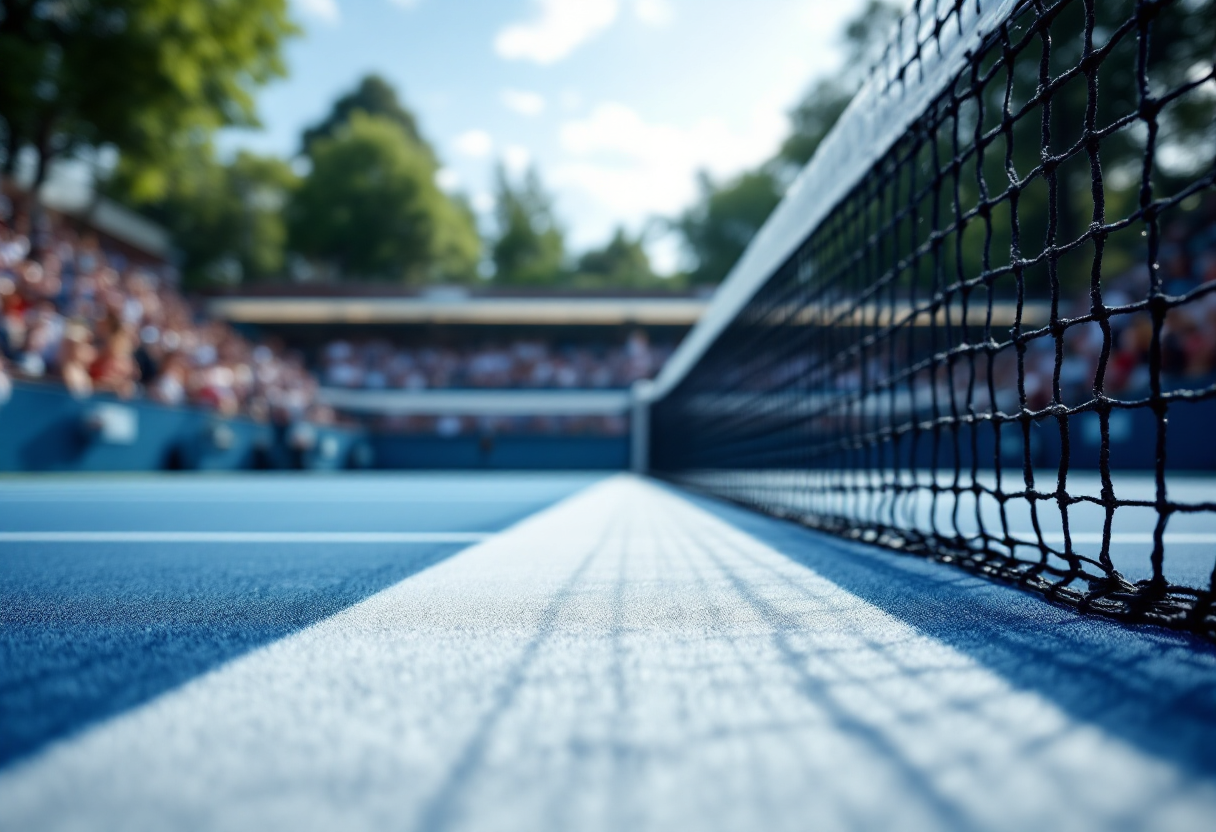 Giocatrici di tennis femminile in azione al torneo ITF di Roma