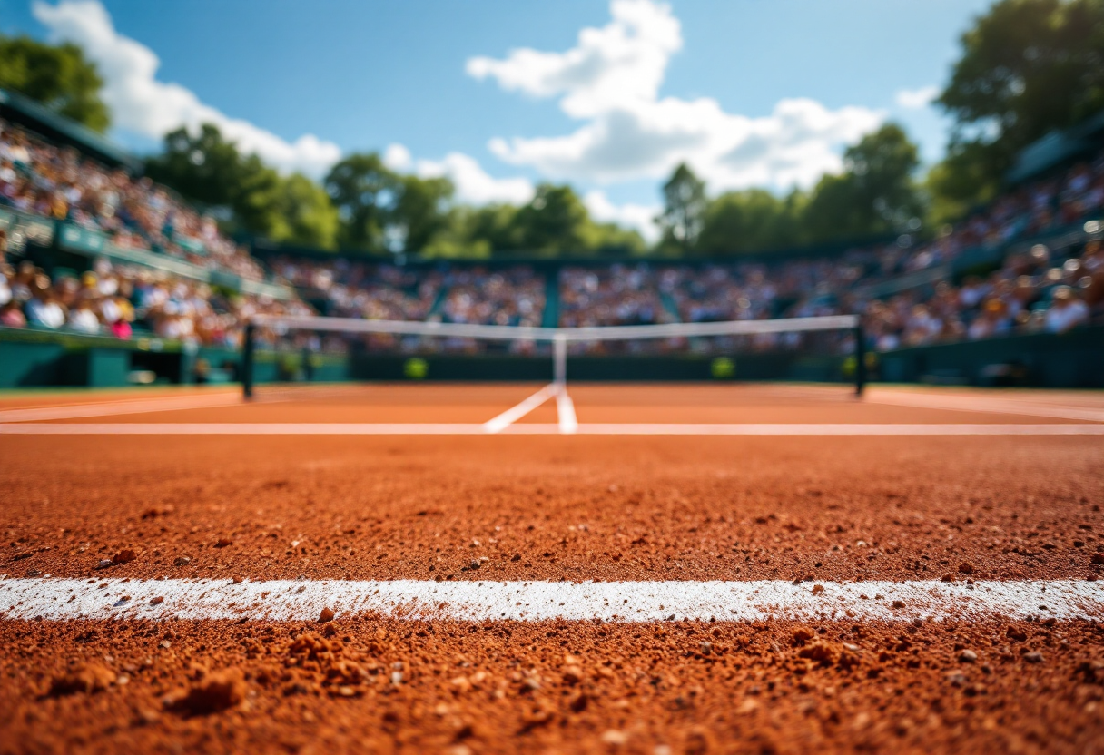 Jannik Sinner in azione durante gli Australian Open 2025