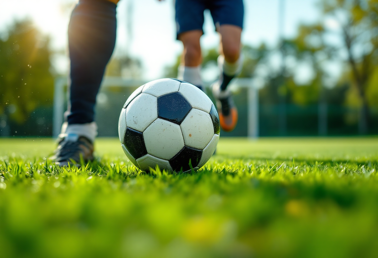 Lazio e Verona in campo per una partita di Serie A